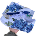 “Blue Floral Spikes”